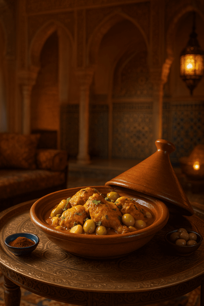 moroccan chicken lemon tagine